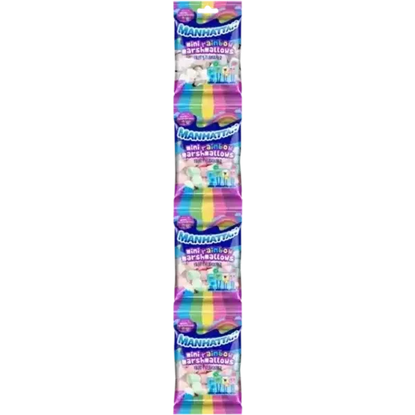Manhattan Mini Rainbow Marshmallows 4 x 25g