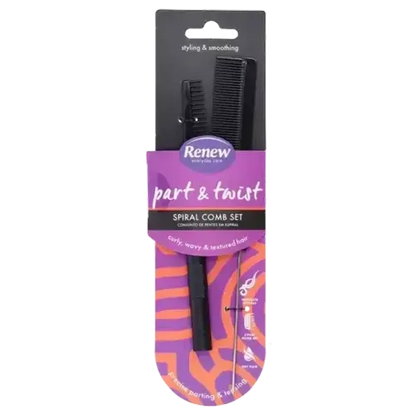 Renew Curl & Coil Comb & Brush 2 Piece
