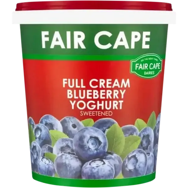 Fair Cape Dairies Blueberry Full Cream Yoghurt 1kg