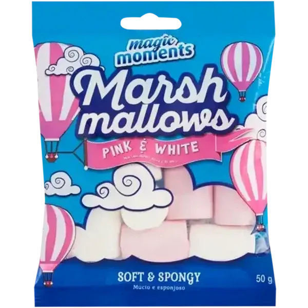 Magic Moments Pink & White Marshmallows 50g