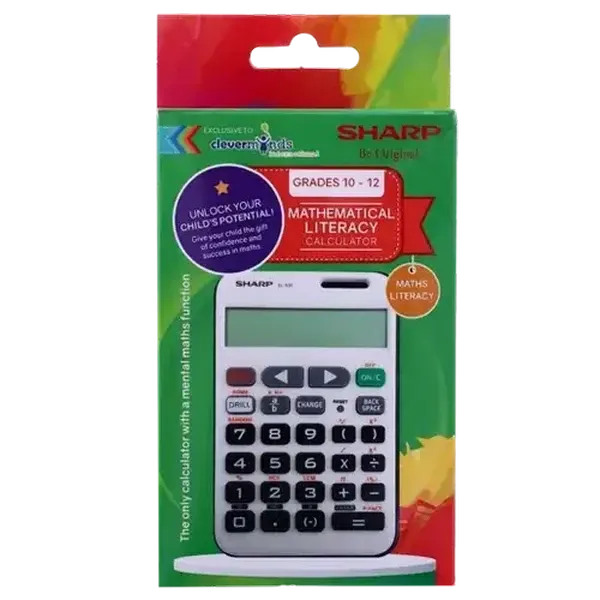Sharp Clever Minds Mathematical Literacy Calculator Grade 10 to 12