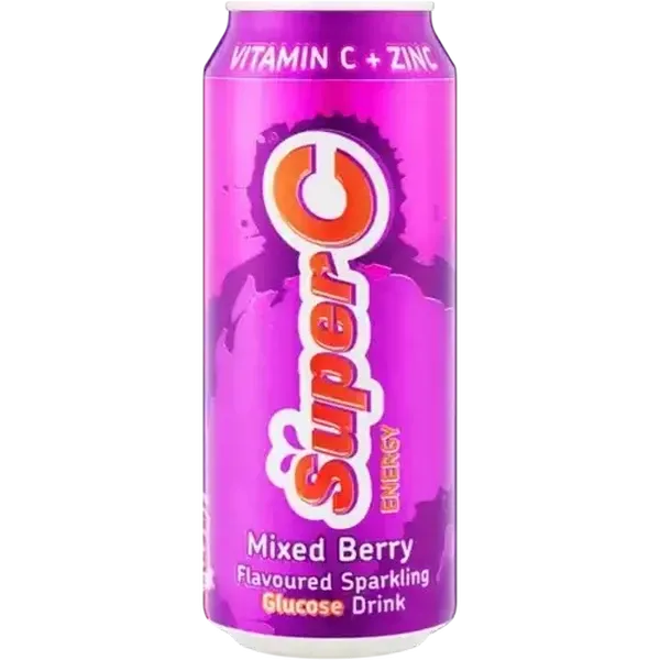 Super C Mixed Berry Flavoured Energy Drink 500ml