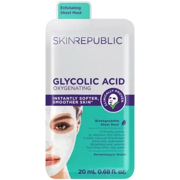 Skin Republic Glycolic Acid Face Mask Sheet 20ml