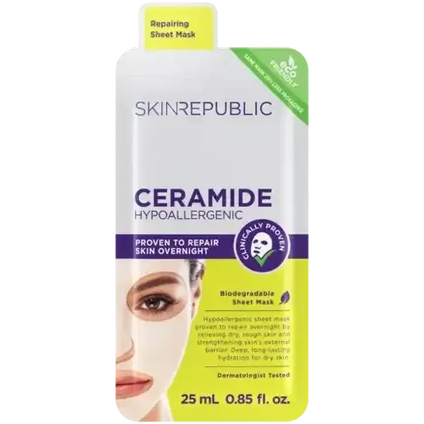 Skin Republic Ceramide Hypoallergenic Face Mask Sheet 25ml