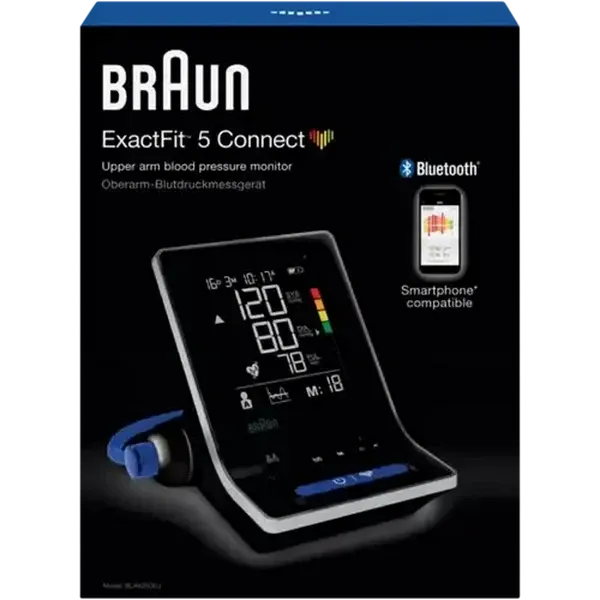 Braun ExactFit 5 Connect Upper Arm Blood Pressure Monitor