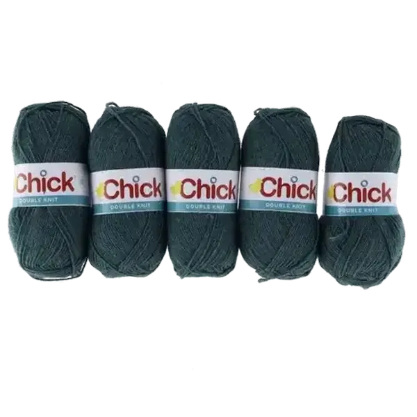 Chick Cilantro Double Knit Wool 100g 5-Pack