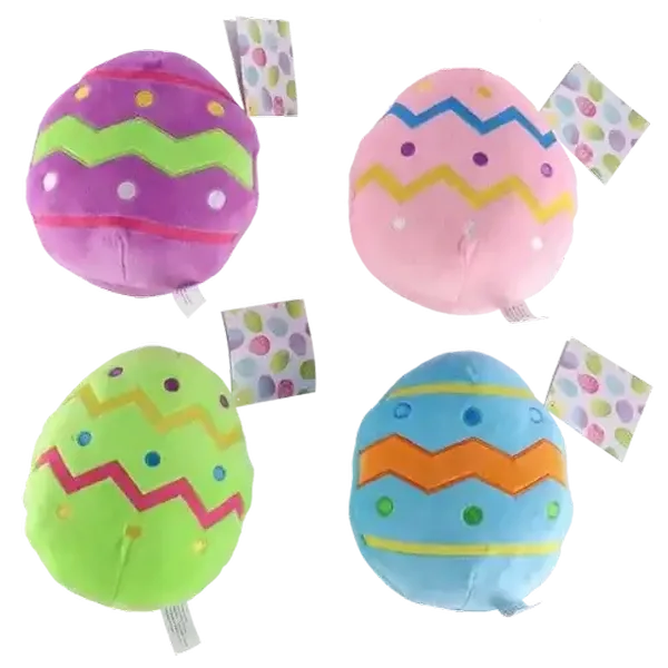 Plush Easter Egg 18cm (Colour May Vary)