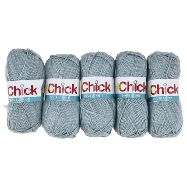 Chick Sea Salt Double Knit Wool 100g 5-Pack