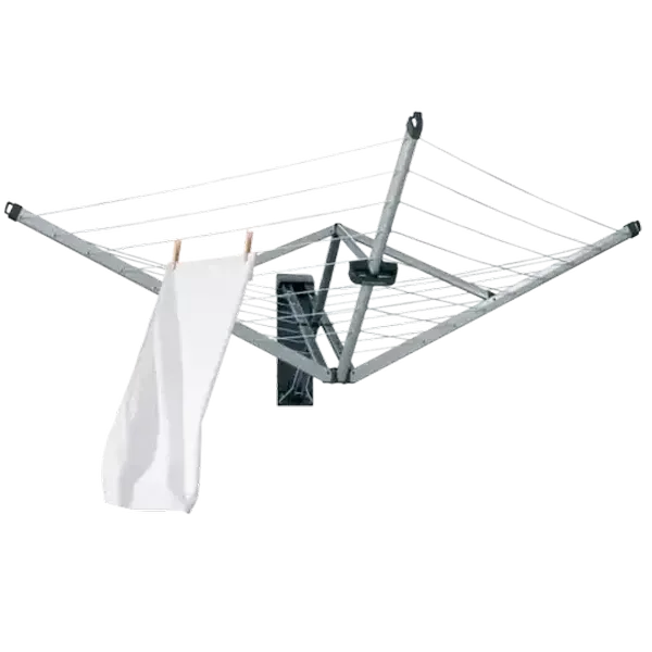 Brabantia WallFix Metallic Grey Dryer 24m