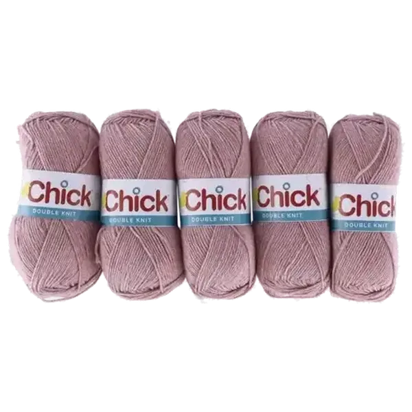 Chick Pink Cider Double Knit Wool 100g 5-Pack