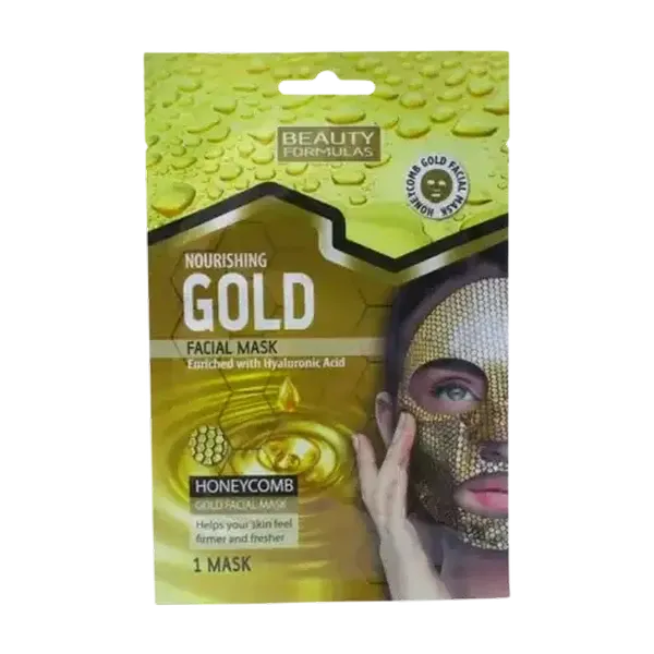 Beauty Formulas Honeycomb Gold Facial Mask