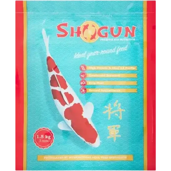 Shogun 3mm Koi Fish Feed 1.5kg