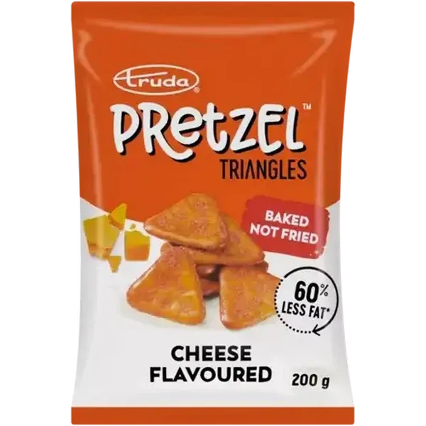 Truda Pretzel Cheese Flavoured Triangles 200g