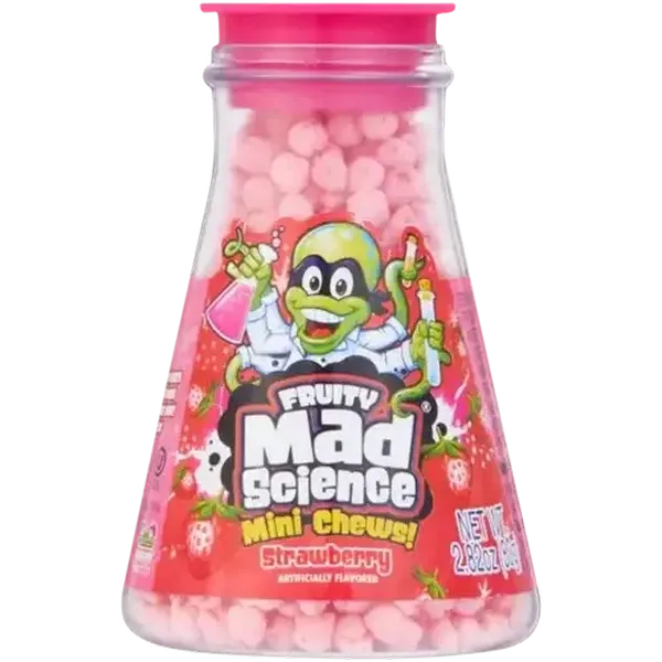 Sweet Bandit Strawberry Flavoured Fruity Mad Science Mini Chews 80g