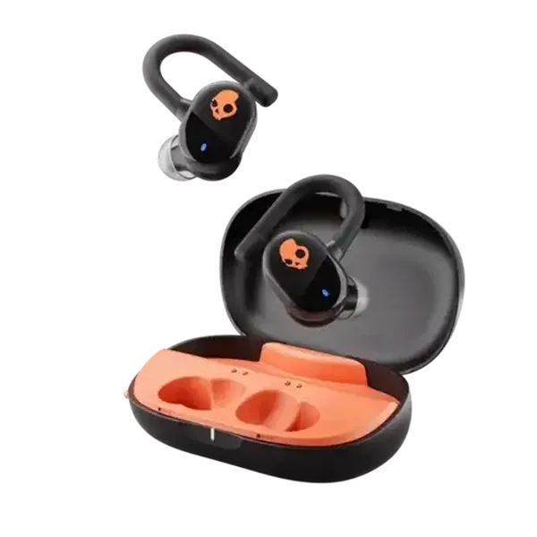 Skullcandy Black Orange Push Play Earbuds