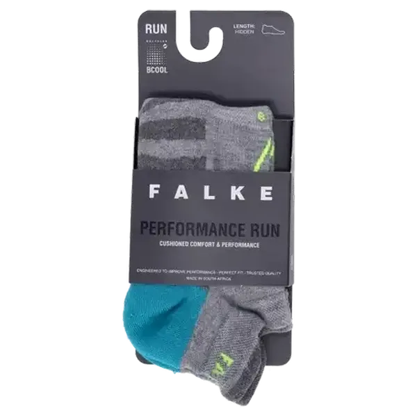 FALKE Midgrey Performace Runner Socks Size 8-12