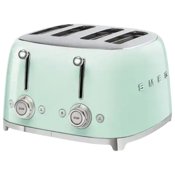 Smeg Pastel Green 4-Slice Square Toaster 2000W