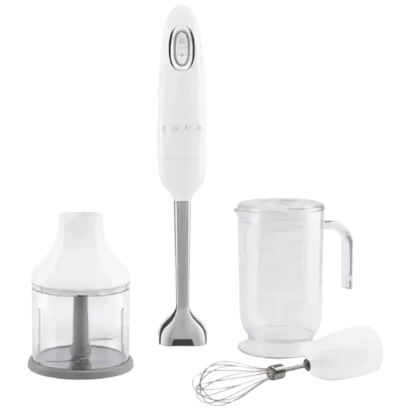 Smeg Glossy White Hand Blender Set 700W