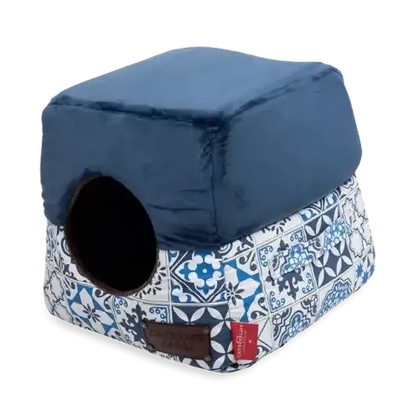 Cat's Life Blue Cube Cat Bed