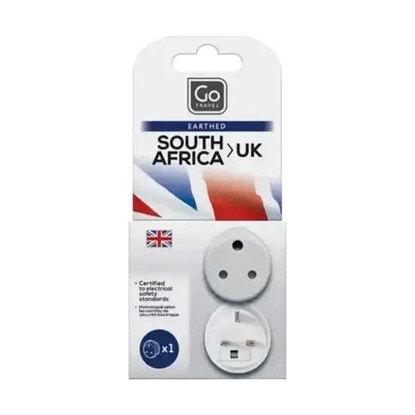 Go Travel SA to UK Travel Adaptor