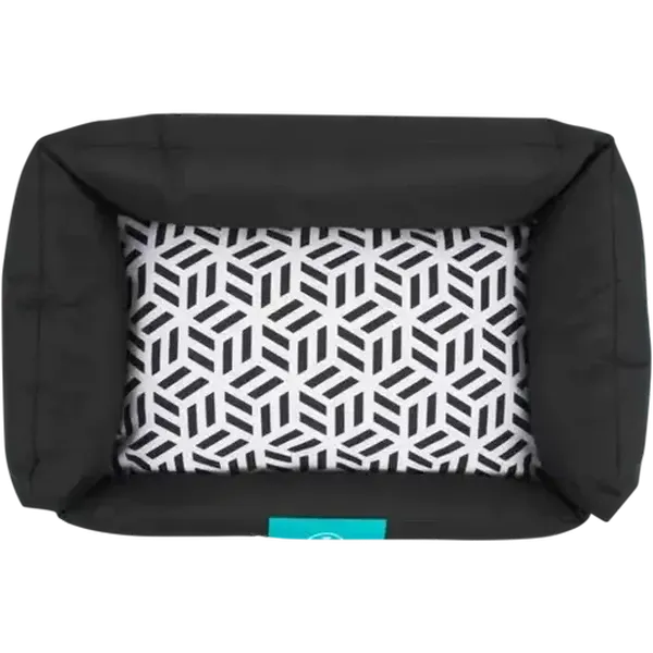 Dog's Life Black Urban Lounger Dog Bed Medium