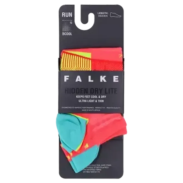 FALKE Sherbert Pink Hidden Dry Lite Socks Size 4-6