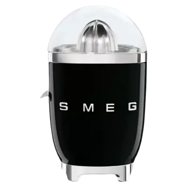 Smeg Glossy Black Retro Citrus Juicer 70W