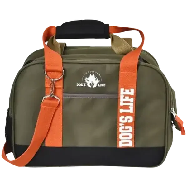 Dog's Life Small Green Outdoor Utility Pet Carrier