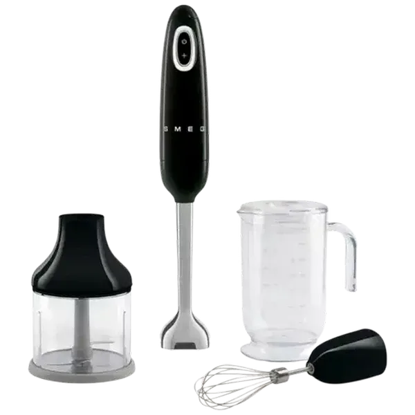Smeg Glossy Black Hand Blender Set 700W
