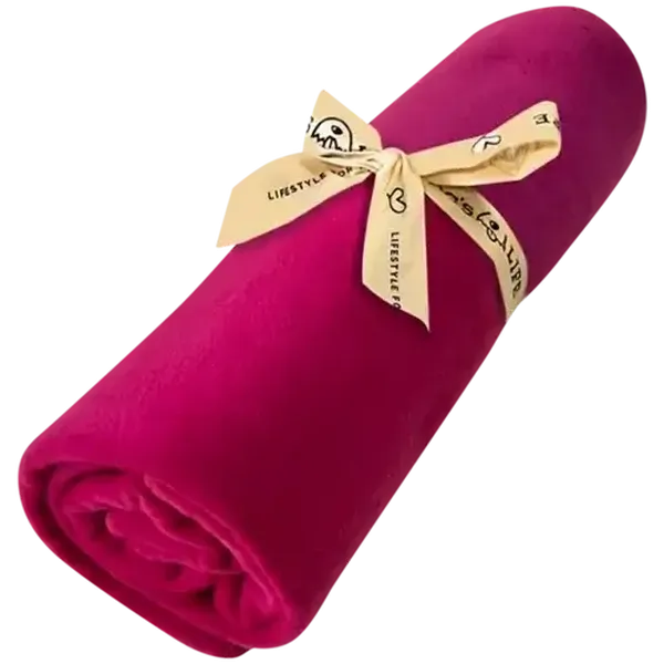 Dog's Life X-Large Plum Polar Fleece Dog Blanket
