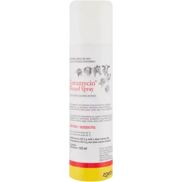 Terramycin Pet Wound Spray 150ml