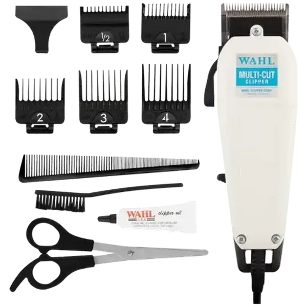 Wahl Multi-Cut Corded Adjustable Barber Clipper Kit 11 Piece