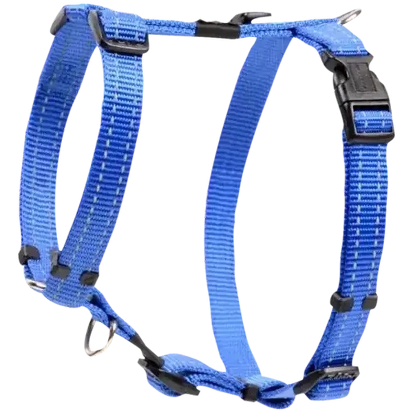 Rogz Medium Blue Utility Snake Dog Harness