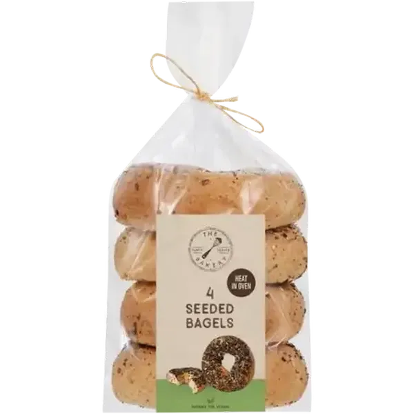 The Bakery Seeded Bagels 4-Pack