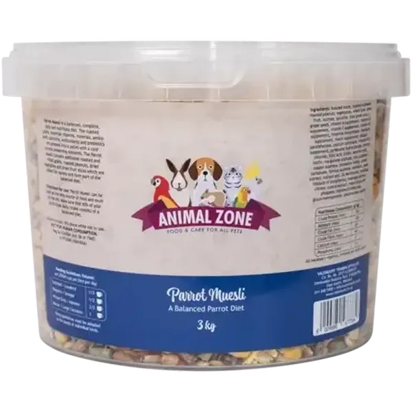 Animal Zone Parrot Muesli Bird Food 3kg