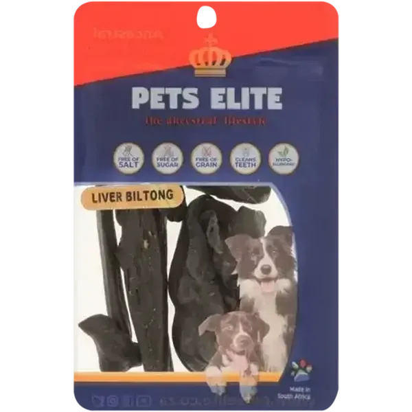 Pets Elite Liver Biltong Dog Treat 100g