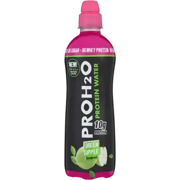 PROH2O Green Apple Flavoured Protein Water 500ml