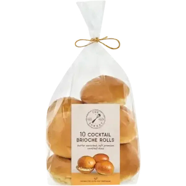 The Bakery Cocktail Brioche Rolls 10 Pack