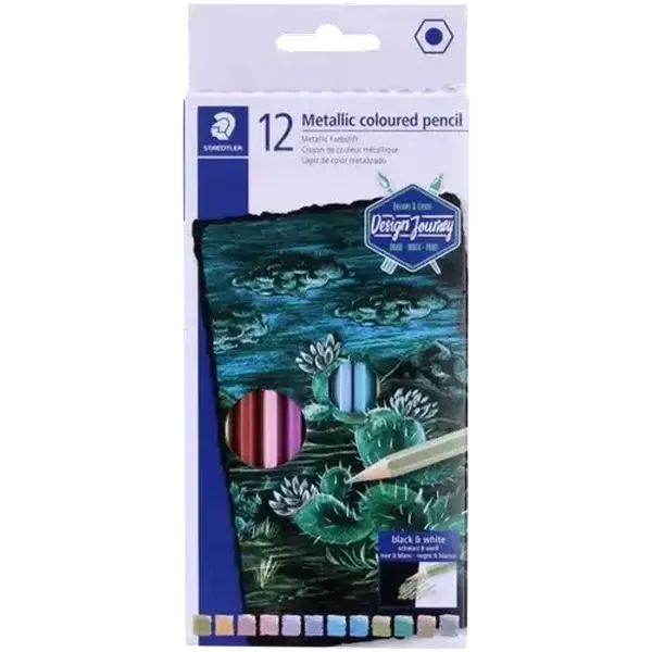 Staedtler Metallic Coloured Pencils 12-Pack