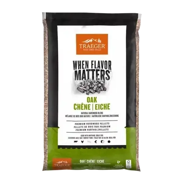 Traeger Oak Wood Pellets 9kg