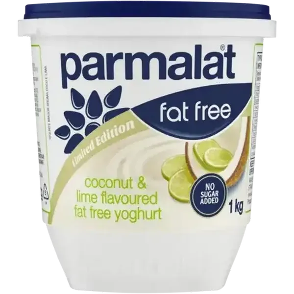 Parmalat Coconut & Lime Flavoured Limited Edition Fat Free Yoghurt 1kg