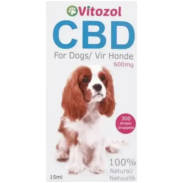 VITOZOL 600mg CBD Oil Drops for Dogs 15ml