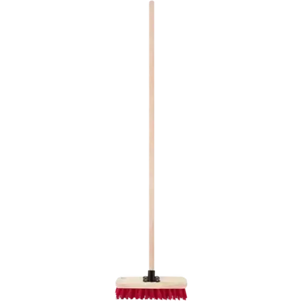 Wooden Handle Soft Bristle Broom 1s