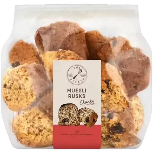 The Bakery Chunky Muesli Rusks 500g
