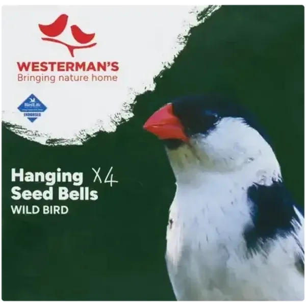 Westerman's Hanging Wild Bird Seed Bells 4 Pack