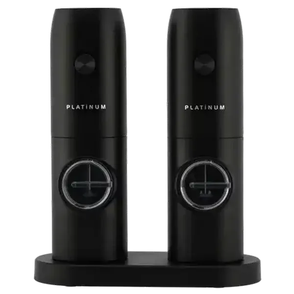 Platinum Rechargeable Salt & Pepper Grinder Set