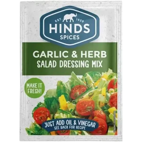 Hinds Spices Garlic & Herb Salad Dressing Mix 10g