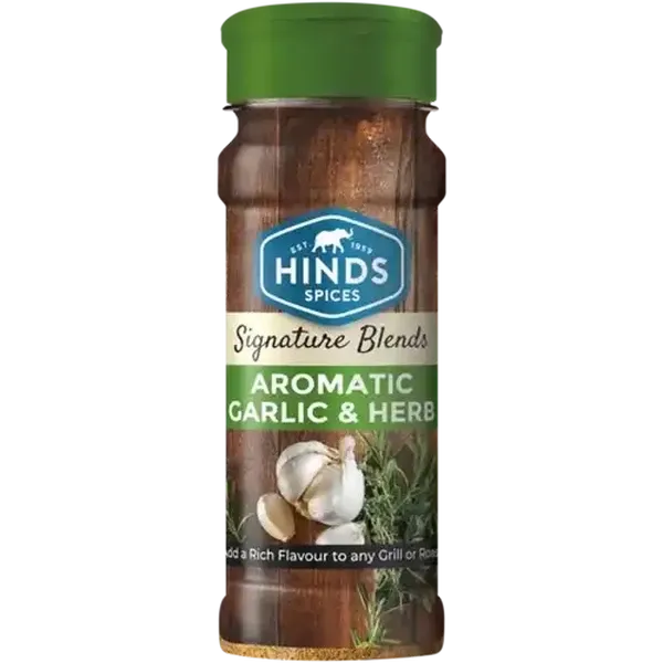 Hinds Spices Signature Blends Aromatic Garlic & Herb Seasoning 200ml