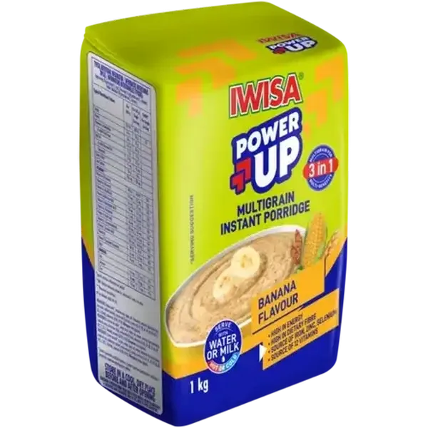 Iwisa No.1 Power Up Banana Flavour Multigrain Instant Porridge 1kg