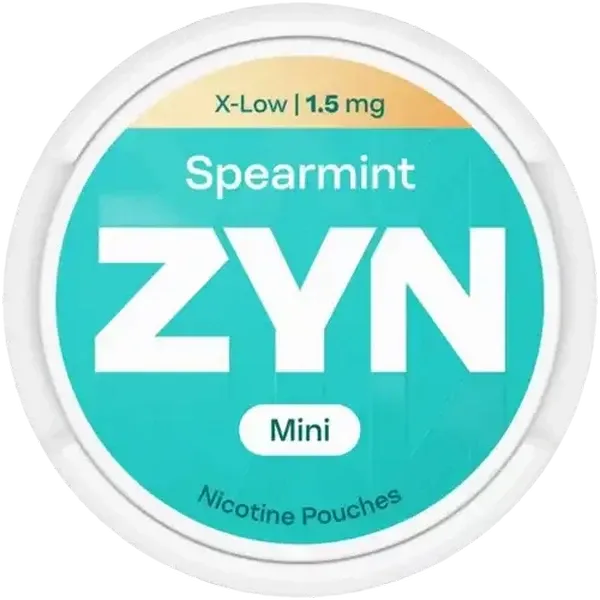 ZYN Spearmint 1.5mg Mini X-Low Nicotine Pouches (Non-Refundable. Non-Returnable.)